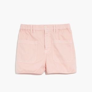 NWT Madewell Belclaire Pink Pull-On Shorts Size S